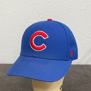 Chicago Cubs '47 Brand Royal Blue Adjustable Strapback Baseball Hat Cap OSFA